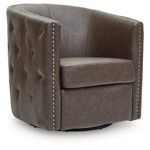 Chaise d'appoint pivotante Brentlow