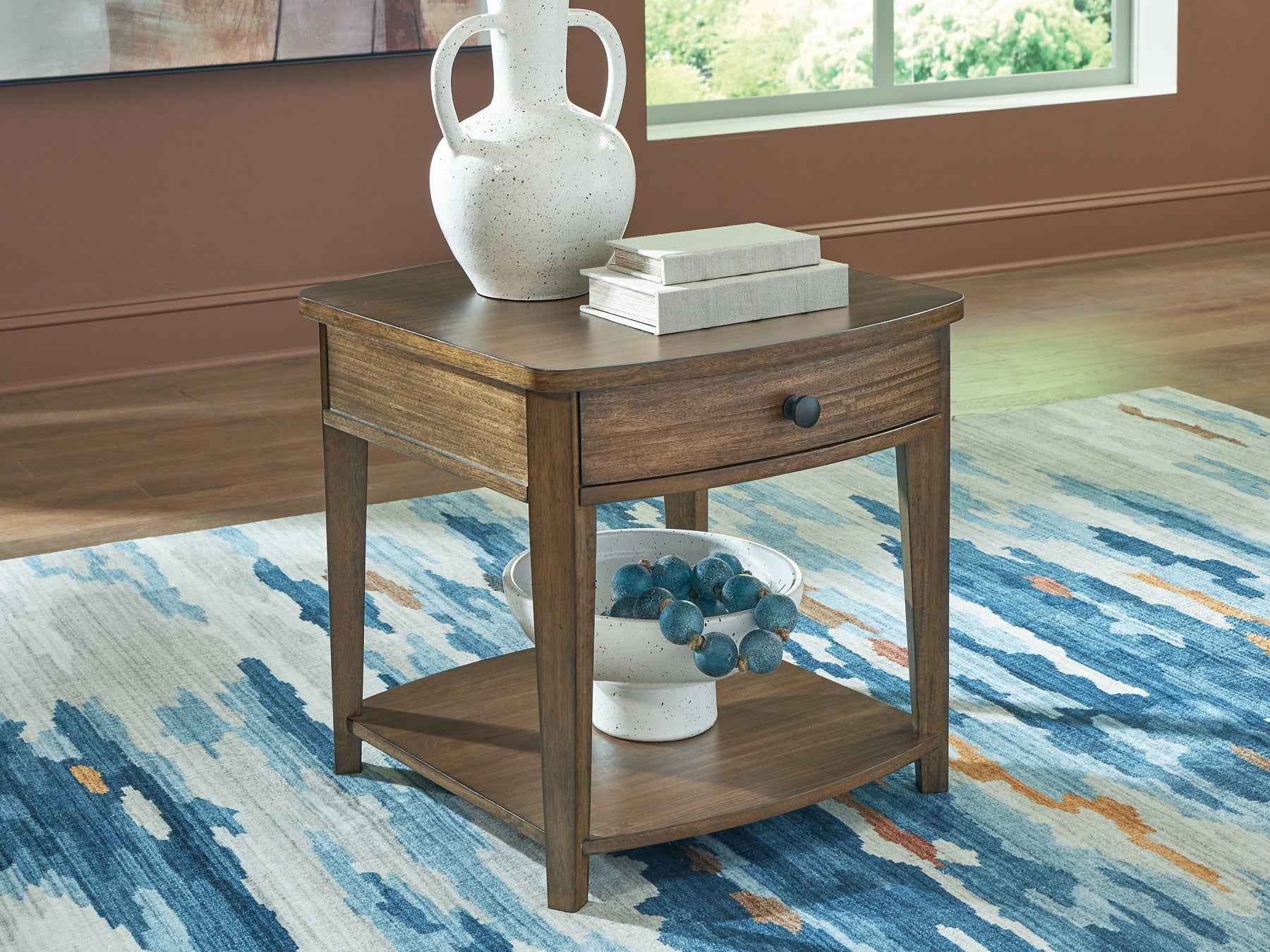 Table d'appoint rectangulaire Burkbyer