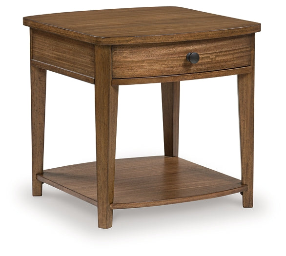 Table d'appoint rectangulaire Burkbyer